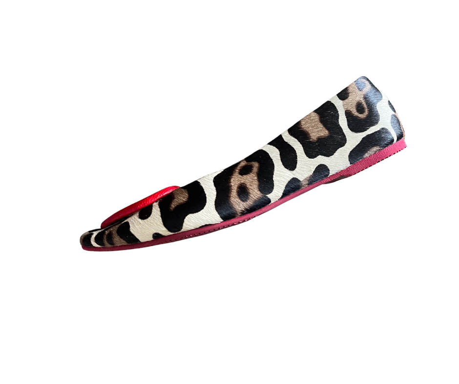 Bailarina en cuero al pelo Corazón relleno