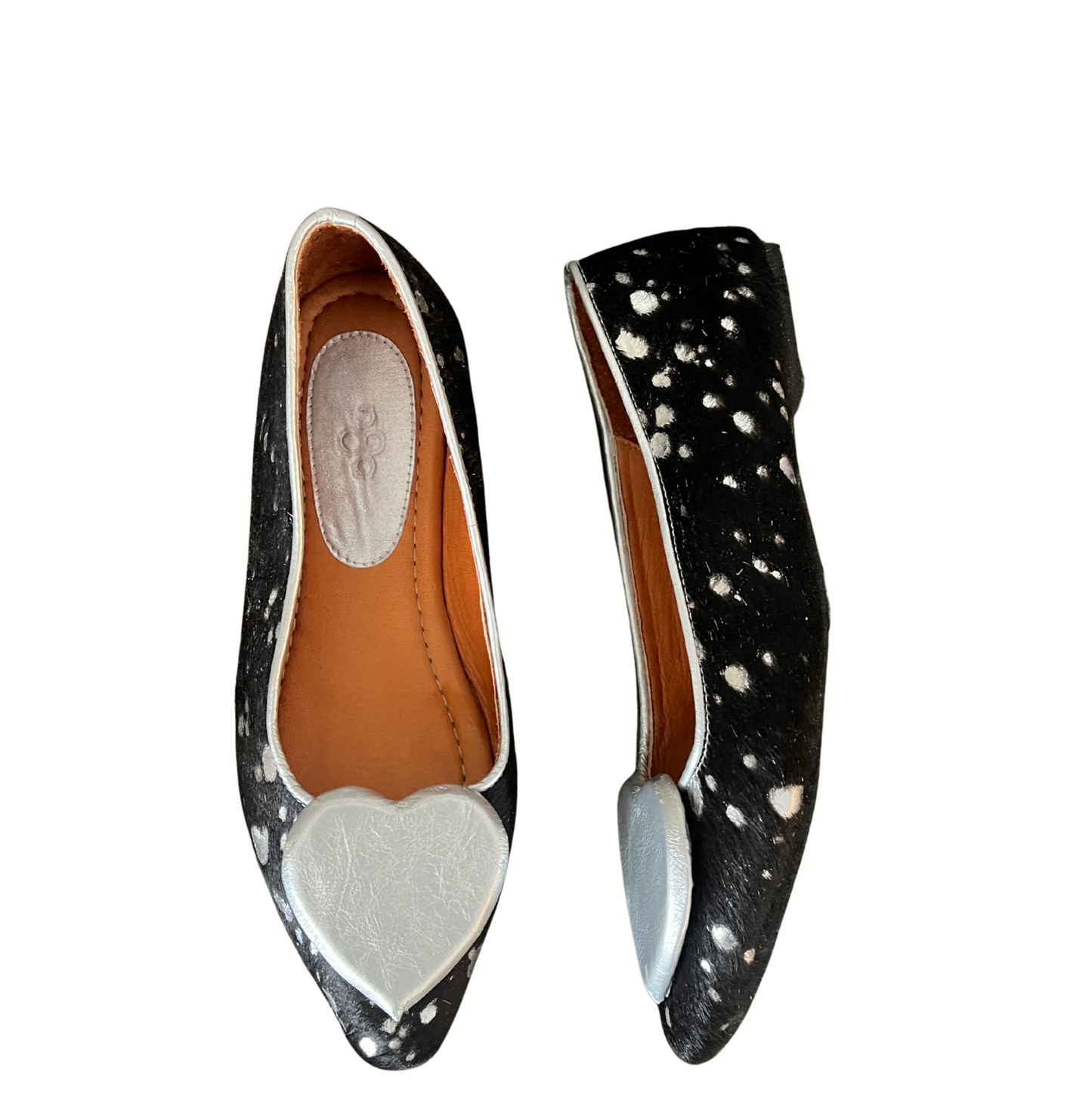 Bailarina en cuero al pelo corazón relleno